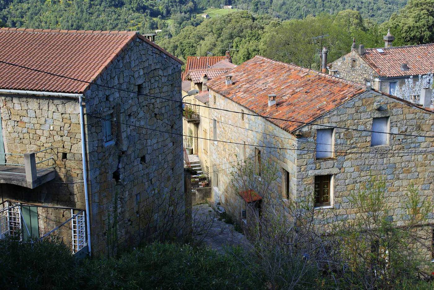Ruelle du village d'Arghjusta è u Muricciu